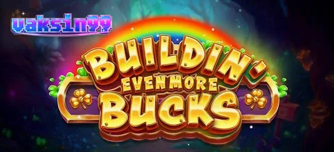 Tampilan antarmuka seluler dari slot Buildin’ Even More Bucks yang menampilkan karakter Lenny dan kru pembangunnya.